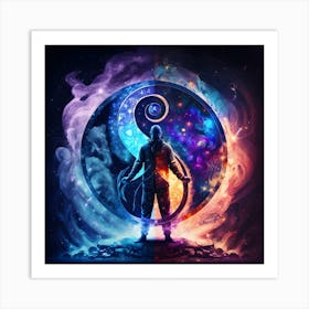 Yin Yang Symbol Art Print