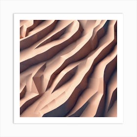 Abstract Sand Art Print