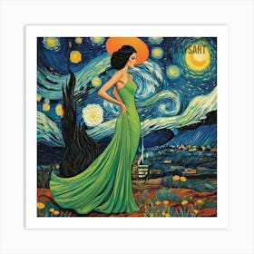 Starry Night 1 Art Print