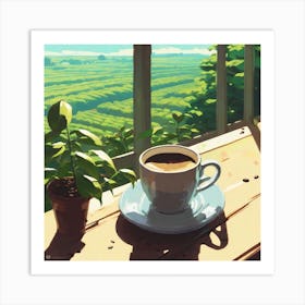 Cup Of Coffee Art Print