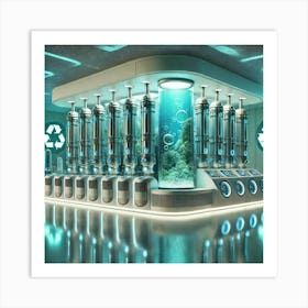 A Sophisticated Closed Loop Water Recycling System Art Print