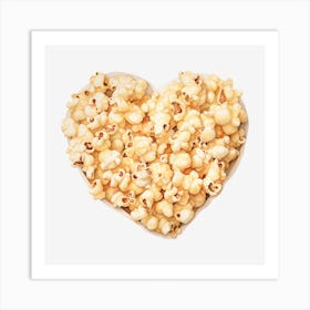 Heart Shaped Popcorn 5 Art Print