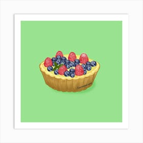 Berry Pie Art Print