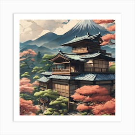 Japanese House hello Art Print