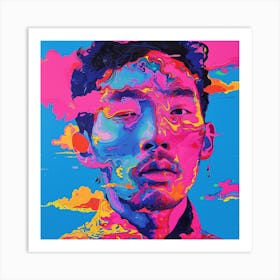 Asian Man Art Print