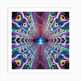 Abstract Psychedelic Art 2 Art Print