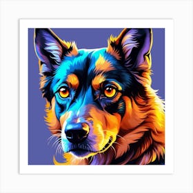 Dog Portrait Art Print