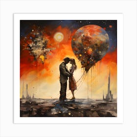 Lovers By Csaba Fikker 45 Art Print