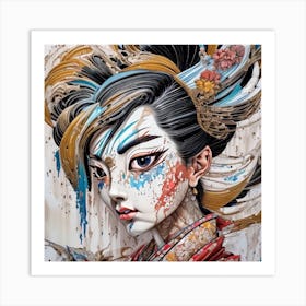 Geisha 2 Art Print