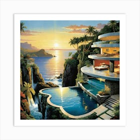 Cliff House 2 Art Print