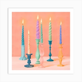 Candles Art Print