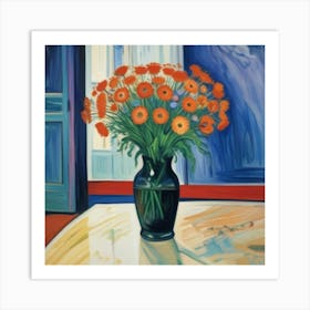 1000013694Vase of flowers Art Print