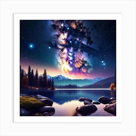 Milky Way 2 Art Print