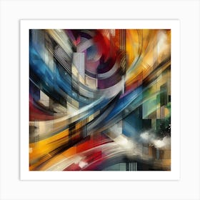 Abstract Painting 3 Art Print