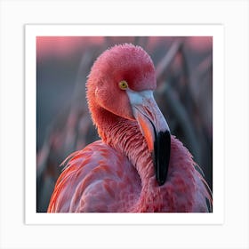 Pink Flamingo 2 Art Print