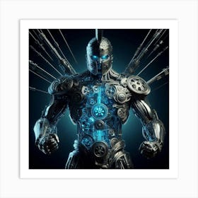 Robot Warrior Art Print