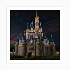 Cinderella Castle Art Print 1 Art Print