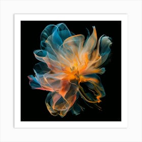 Blue Flower 5 Art Print