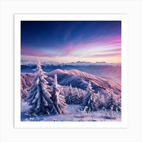 Winter Landscape Art Print