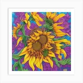 Sunflowers 6 Art Print