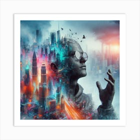 Digital - Cityscape Art Print