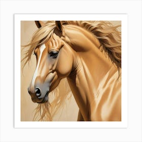 Horse Painting 2 Art Print