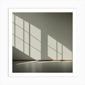 Shadows On A Wall Art Print