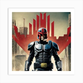 Judge Dredd Art Print