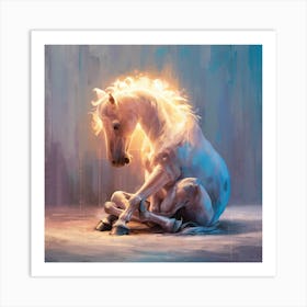 Fire Horse Art Print