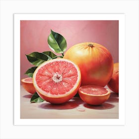 Grapefruits 1 Art Print