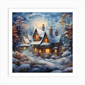 Nostalgic Holiday Canvass Art Print