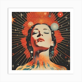 Female Empowerment Retro Aesthetic Art Print