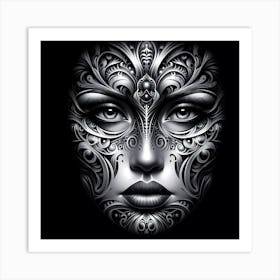 Ornate Face Art Print