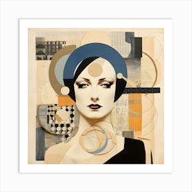 Woman With A Hat Art Print