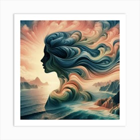 Optical illusion 2 Art Print