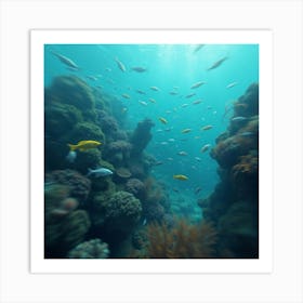 Underwater Coral Reef 2 Art Print