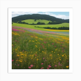 Wildflower Field Art Print