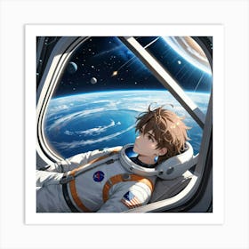 Space Explorer Art Print