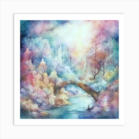 Mysitcal Forest 4 Art Print