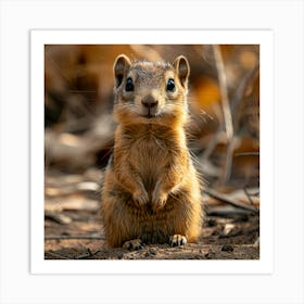 Ground Squirrel Art Print