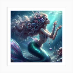 Mermaid 1 Art Print