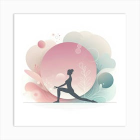 Yoga Pose Art Print