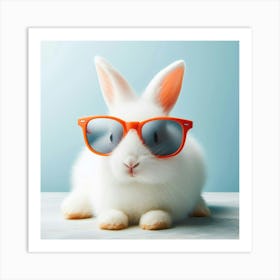 Rabbit In Sunglasses 2 Art Print