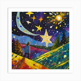 Starry Night 1 Art Print