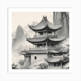 Chinese Landscape Art Print