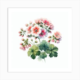 Flower of Geranium 2 Art Print