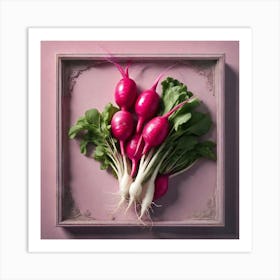 Radishes 42 Art Print