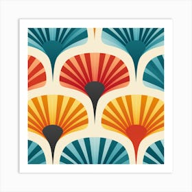 Fan Pattern Art Print