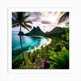 Travel Relaxation Adventure Beach Exploration Leisure Tropical Getaway Scenic Sightseeing (16) Art Print