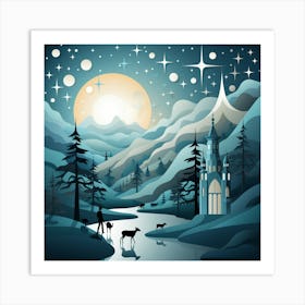 Winter Landscape 25 Art Print